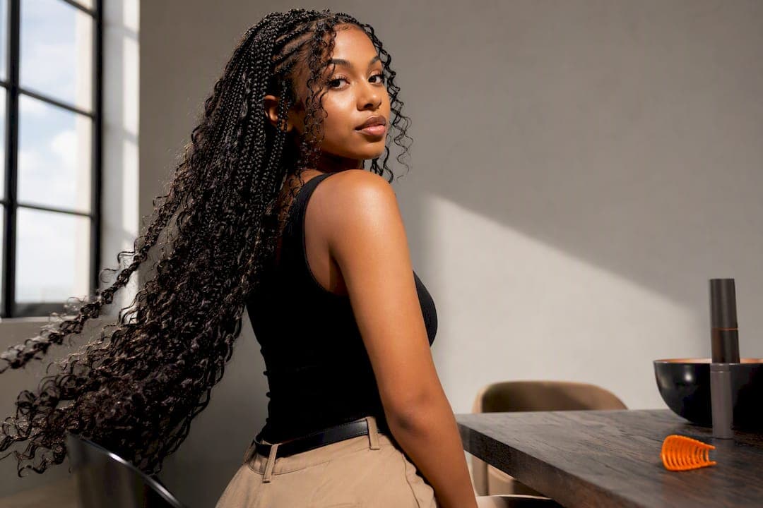 Protect Your Edges With Boho Braid Styles for Black Hair, Preview in AR