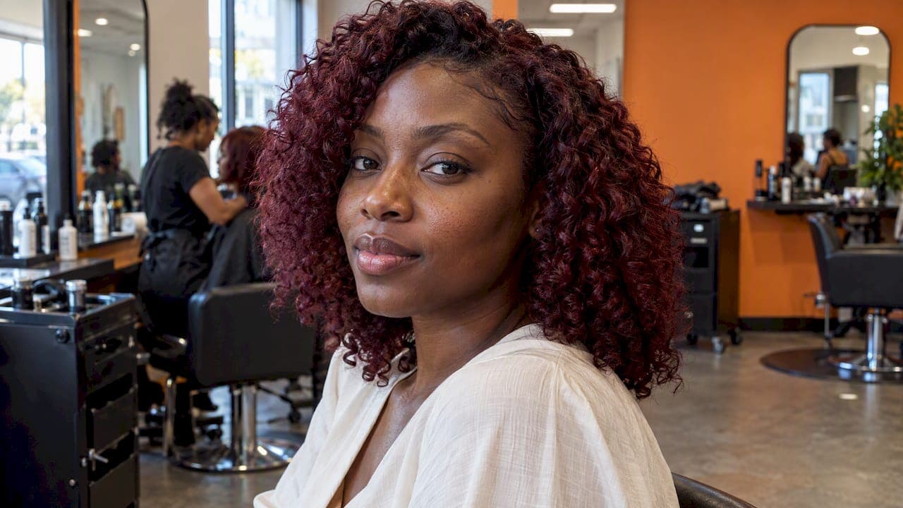 Burgundy Hair on Dark Skin: Shades, Bleach and Care